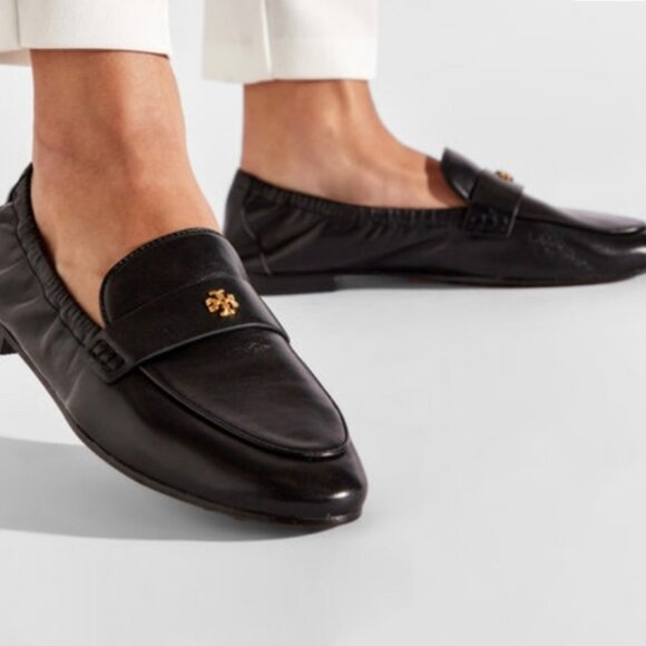 Tory Burch Leather Ballet Loafer Black Patent Women’s 8.5 New in Box - Picture 14 of 15